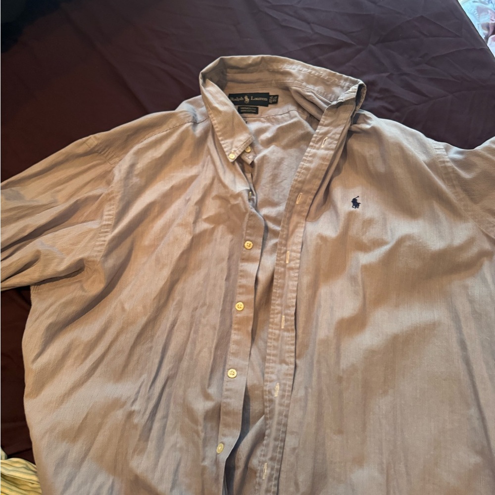 Ralph Lauren Tan Casual Button Down Shirt